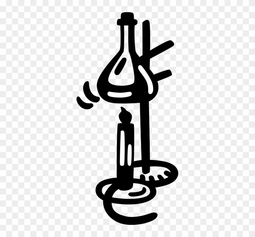 Vector Illustration Of Laboratory Beaker Glassware - Vector Illustration Of Laboratory Beaker Glassware #1713652