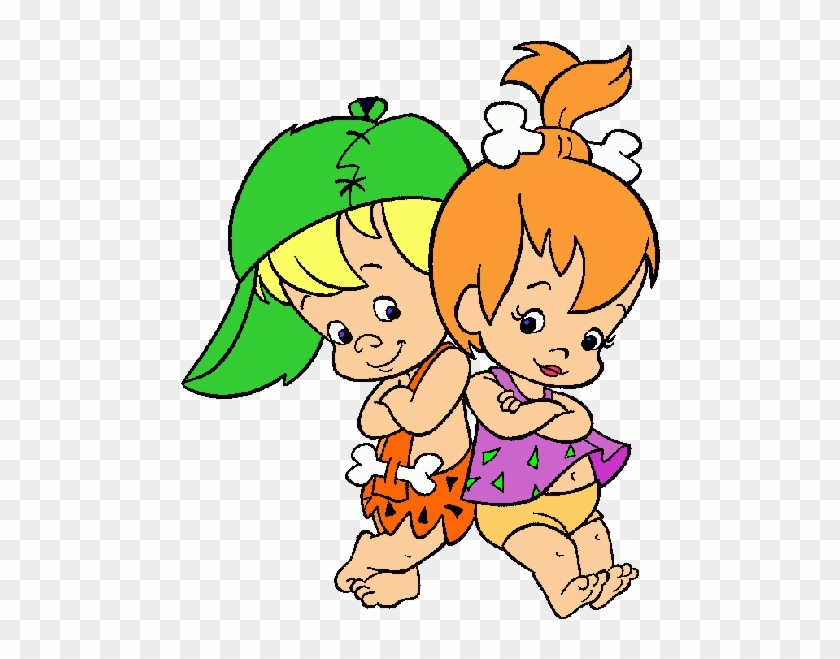 Flintstones Free Coloring Pages Of Bam And Ⓒ - Bam Bam Y Pebbles #1713666