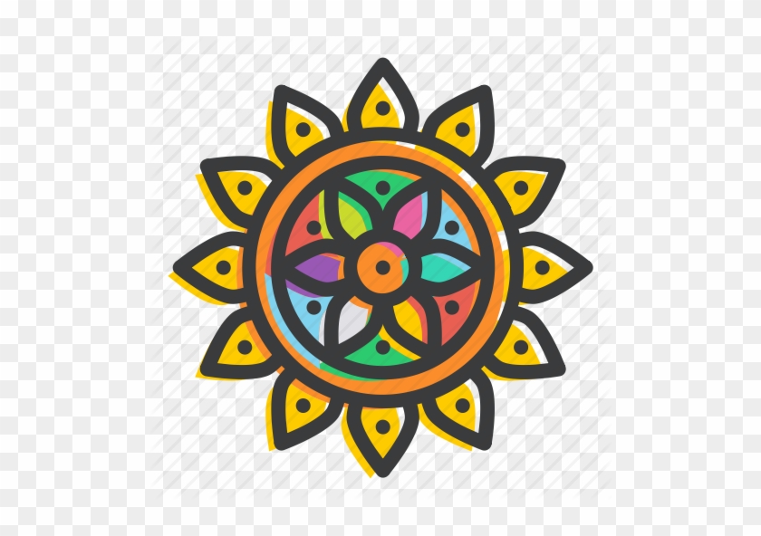 Diwali Clipart Rangoli - Diwali Rangoli Designs Easy #1713994