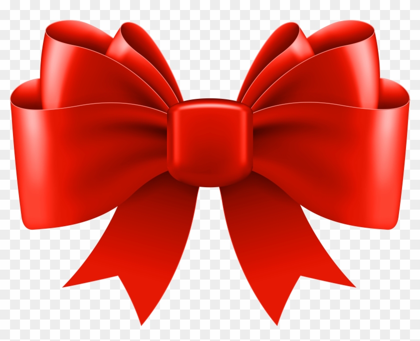 Red Bow Decorative Png Clip Art Image - Red Bow Decorative Png Clip Art Image #1714548