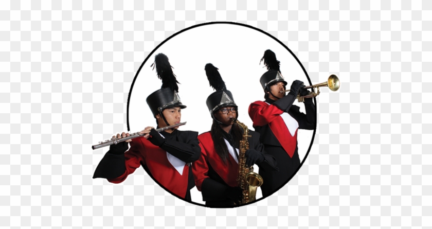 Three Band Students - Marching Band #1714693