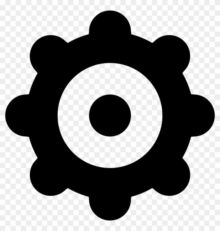 Asterisk Comments - Gear Flat Icon Png #1715185