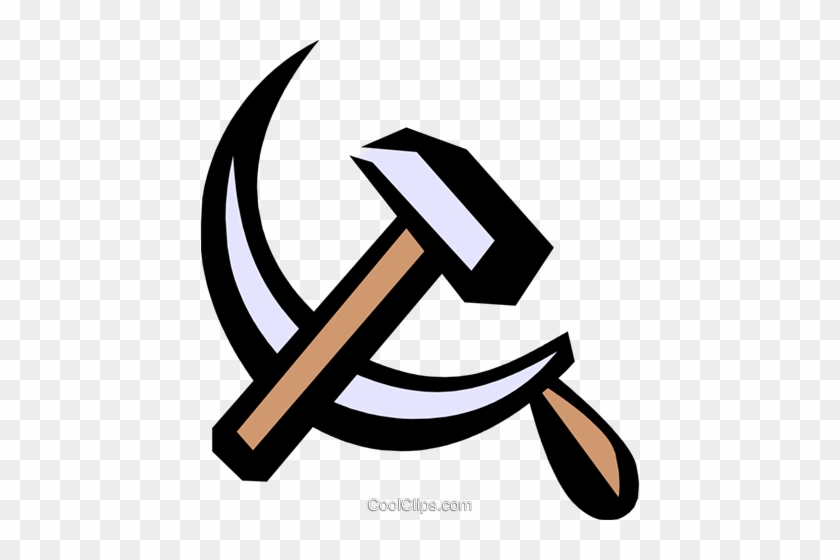 Hammer & Sickle Royalty Free Vector Clip Art Illustration - Animal Farm Worksheets Gcse #1715337