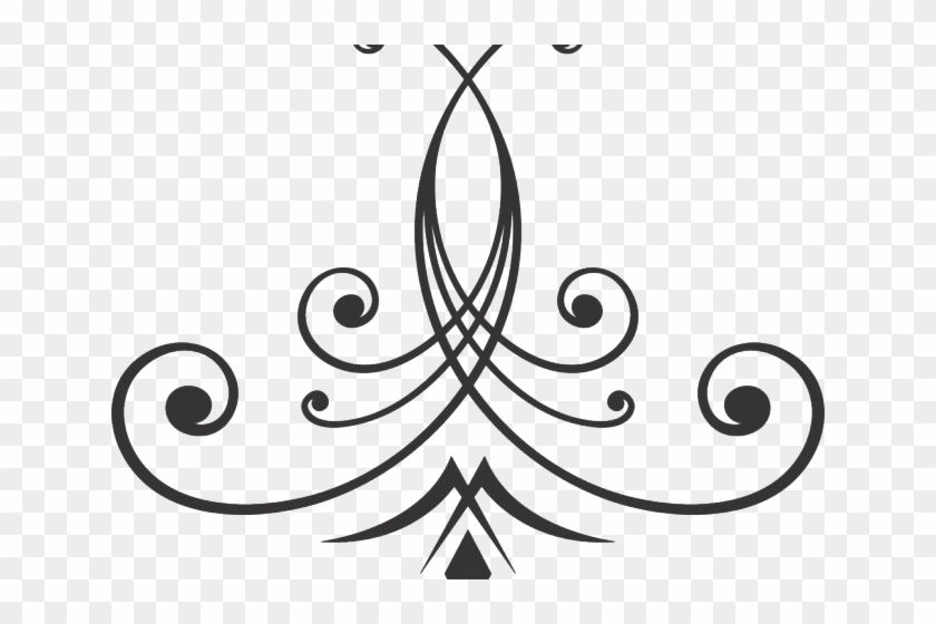 Ornamental Clipart Wedding Invitation - Black And White Wedding Clipart Png #1715528