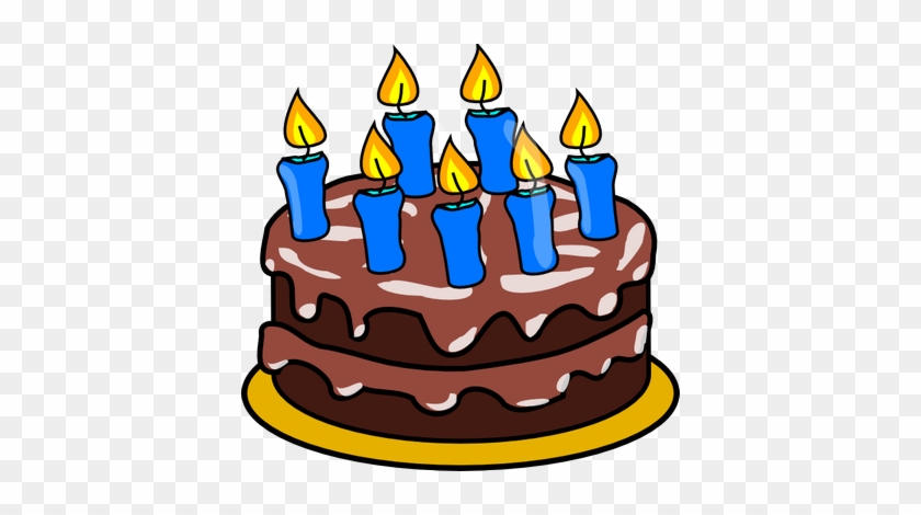 Happy 7th Birthday, Brs - Birthday Cake Clip Art #1715910