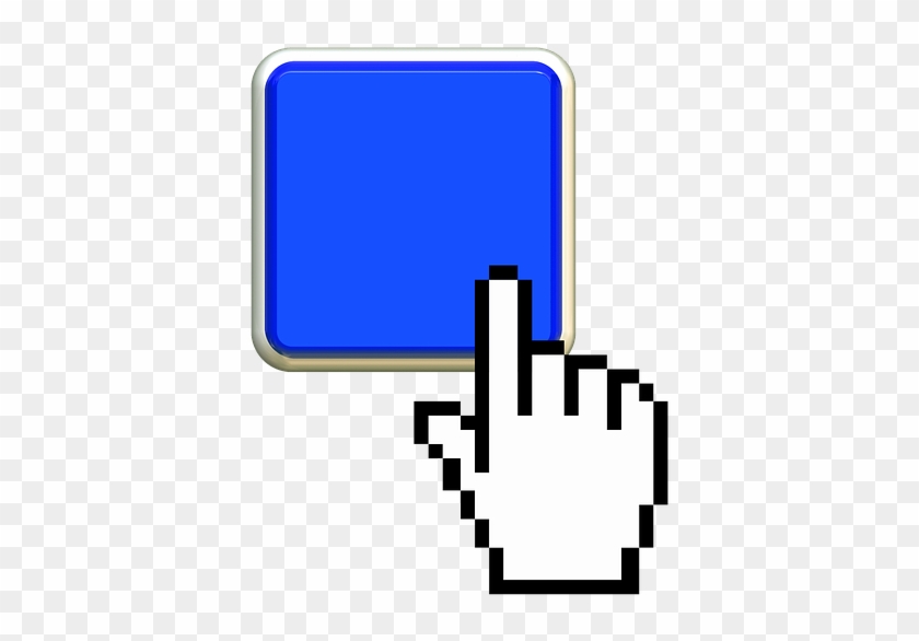 Keyboard, Hand, Computer, Cursor, Finger, Touch - Hand Cursor #1715995
