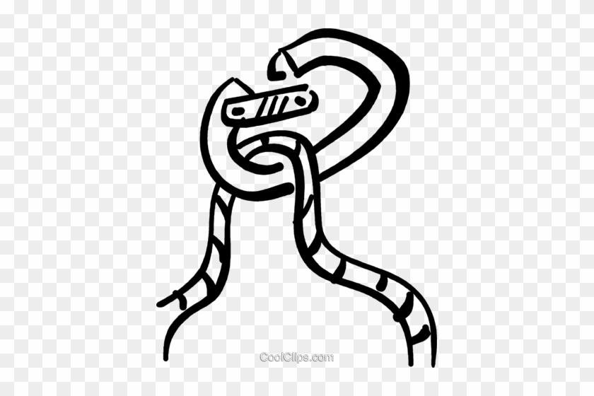 Rope And Clasp Royalty Free Vector Clip Art Illustration - Kletterseil Clipart #1716203