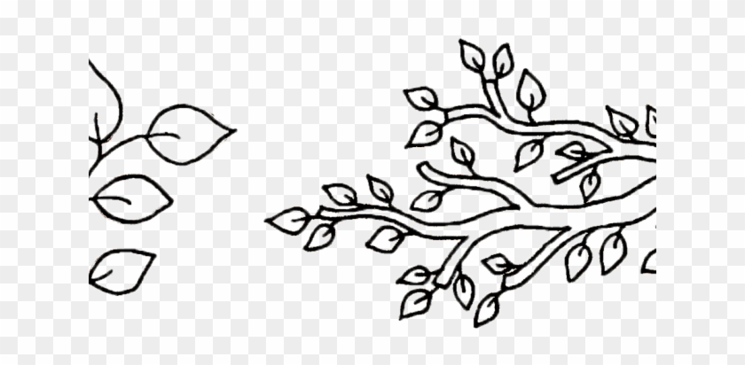 Drawn Branch Leaf Branch - Drawn Branch Leaf Branch #1716242