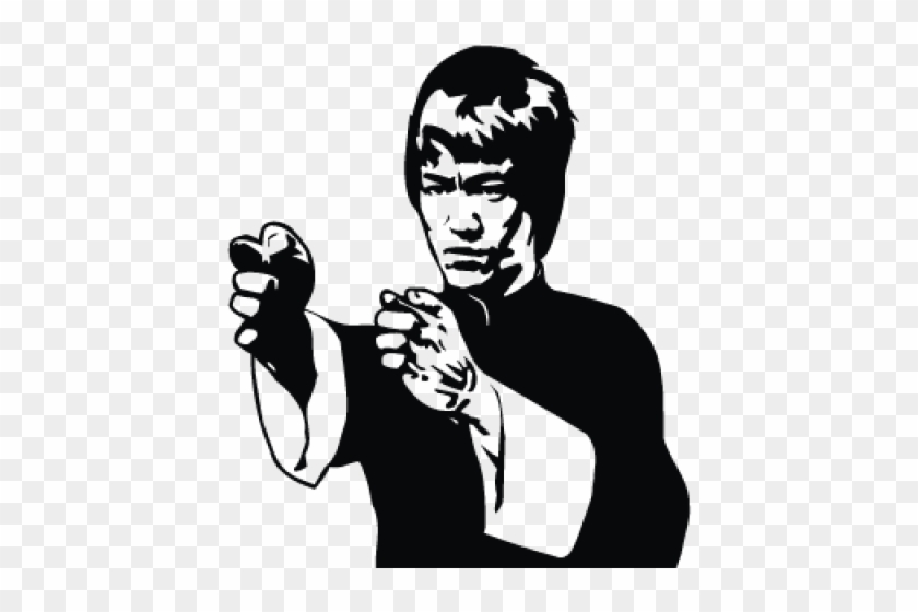 Art Bruce Lee Black And White #1716245