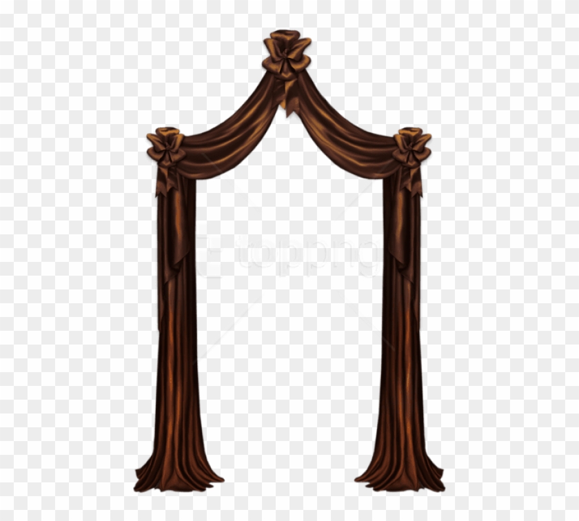 Download Brown Curtain Decorpicture Clipart Png Photo - Clip Art #1716460