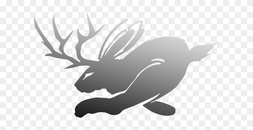 Jackalope Stencil - Jackalope Silhouette #1716585