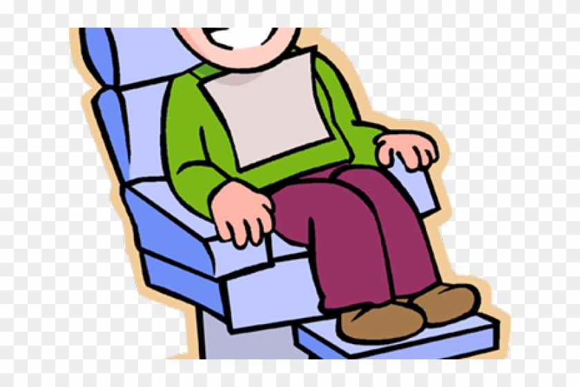 Chair Clipart Dentist - Kid In Dentist Chair Clipart #1716735