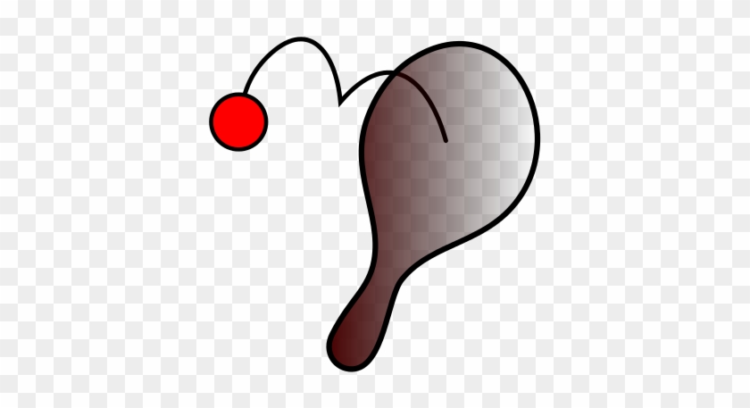 Paddle Ball Is A One-person Game Played With A Paddle - Paddle With Ball And String #1717173