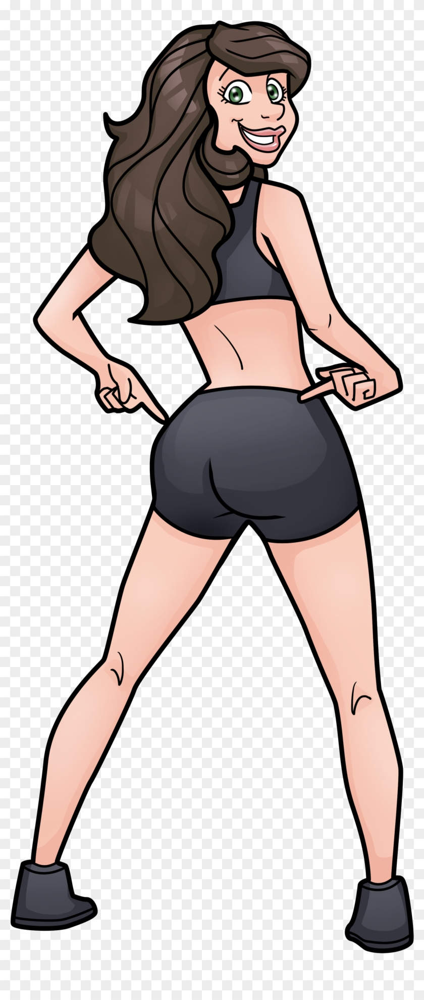 4950 X 4950 7 - Big Booty Girl Cartoon Png #1717487