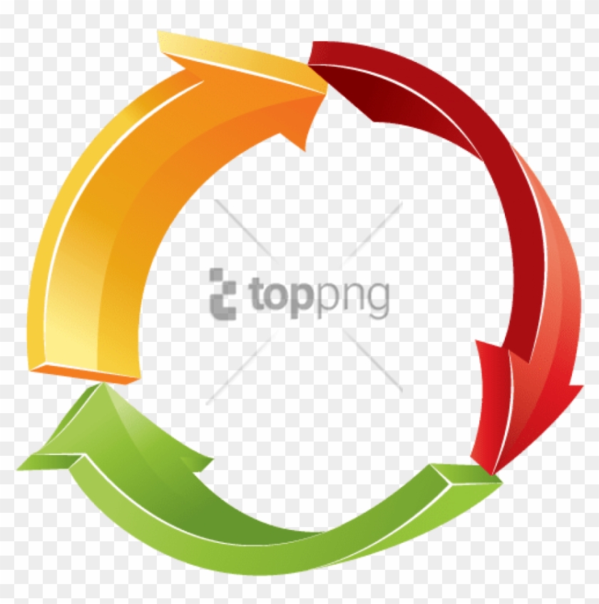 Free Png 3d Circular Arrow Png Image With Transparent - 3d Circular Arrow Png #1717876