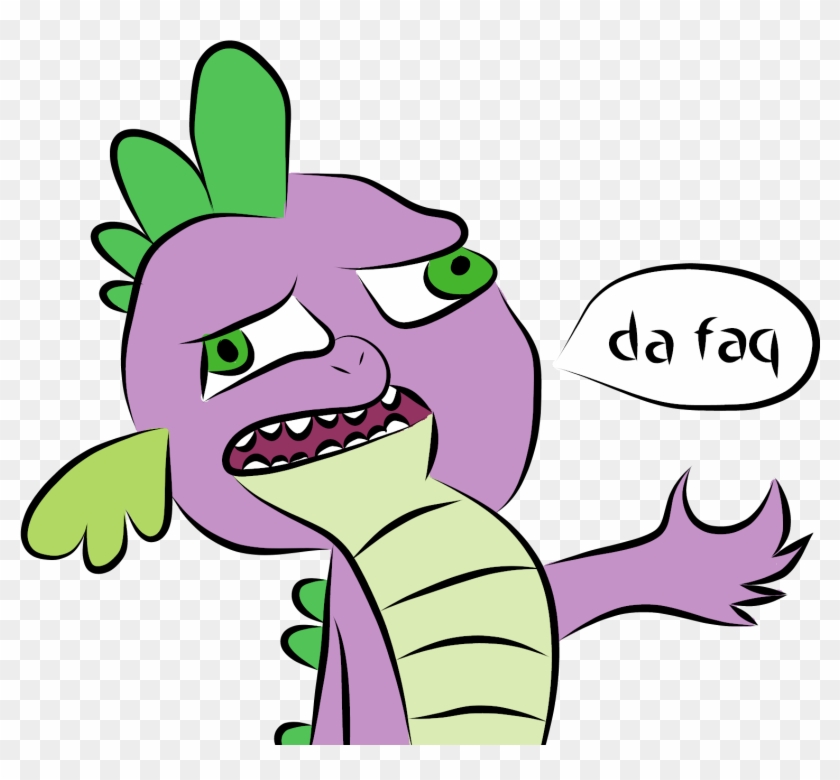 Platinumdrop, Dafuq, Safe, Simple Background, Spike, - Cartoon #1717930