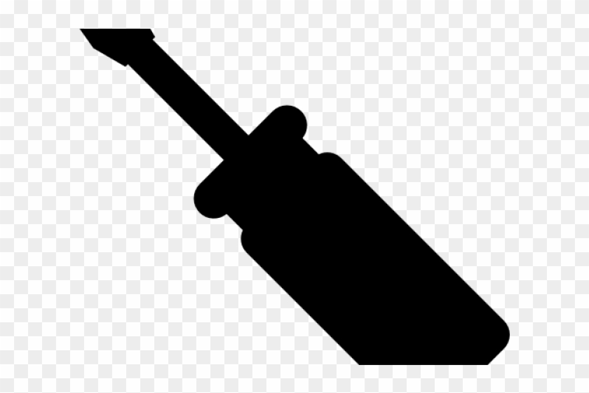 Screwdriver Clipart Silhouette - Screwdrivers Silhouette #1718095