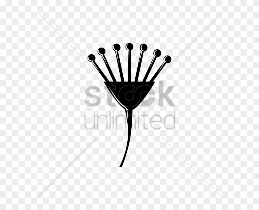 Pohutukawa Flower Vector Image Stockunlimited Graphic - Simple Pohutukawa Flower Drawing #1718162