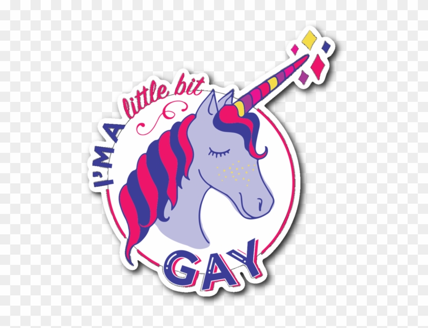 "i'm A Little Bit Gay" Vinyl Sticker Newmusicaltheatre - Gay Png Stickers #1718505