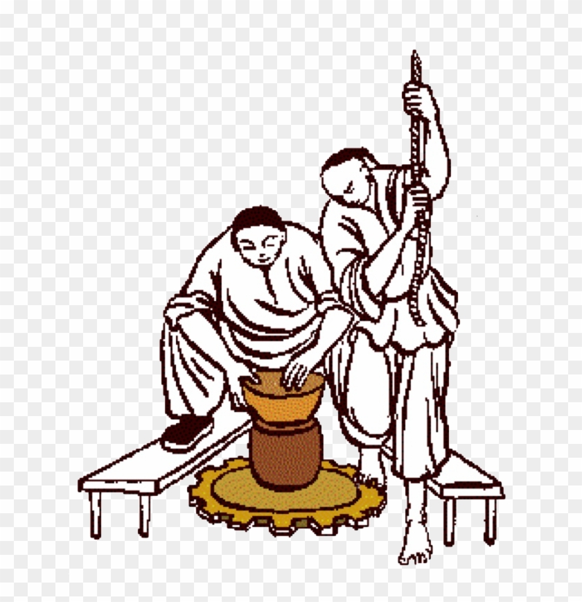 I'm Going To Invoke A Variation On The “million Monkeys - Ancient Chinese Pottery Cartoon #1718727