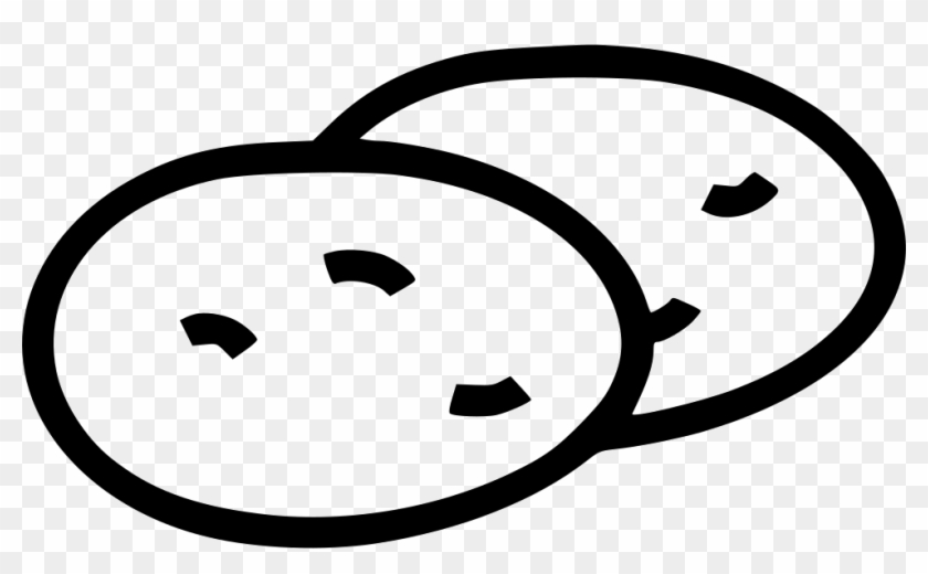 Potato Starch Carbohydrates Carbs Healthy Svg Png Icon - Starch Clipart Black And White Png #1718764