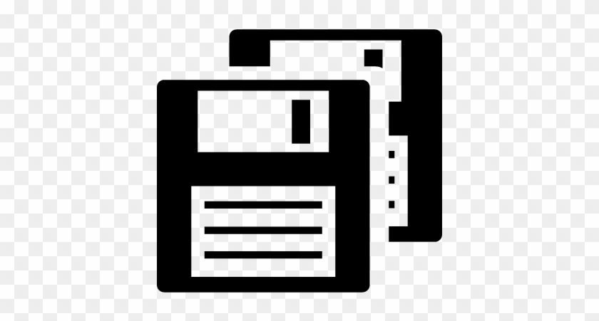 Floppy Disks Pair Vector - Floppy Disk #1719005