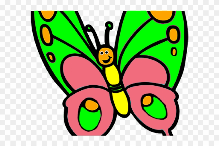 Adorable Clipart Cute Pink Butterfly - Clip Art #1719347
