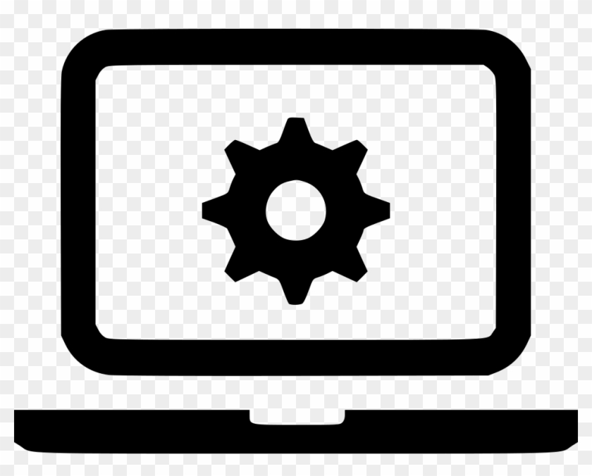 Laptop Settings Cog Notebook Comments - Problem Icon Transparent Background #1719704