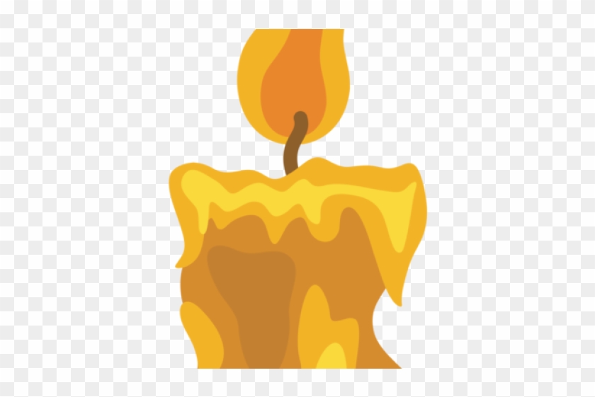 Melting Candle Clipart Flame Clip Art - Fire Candle Cartoon Png #1719965