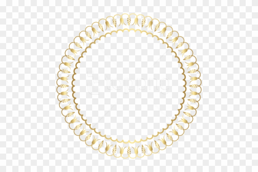 Free Png Download Decorative Round Border Frame Png - Cakery Logo #1720617