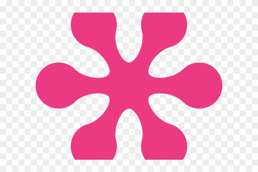 Pink Flower Clipart Pink Colour - Pink Flower Clipart Pink Colour #1720688