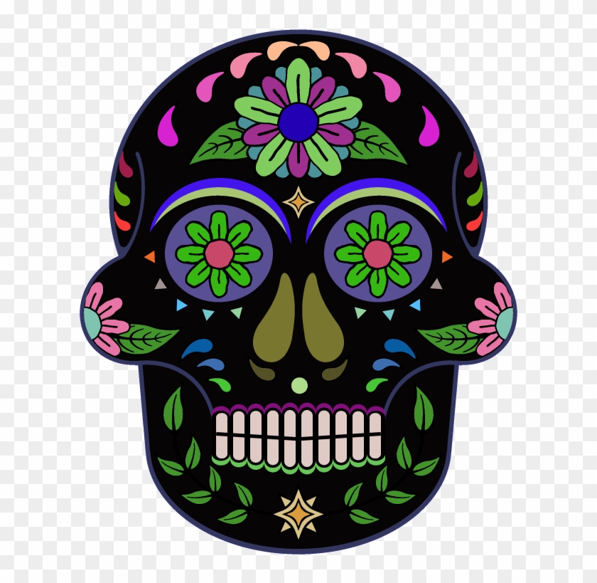 Day Of The Dead 800 X 800 Png Transparent - Skull #1721315