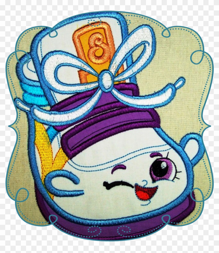 Shopkins Sneaker Applique - Cartoon #1722047