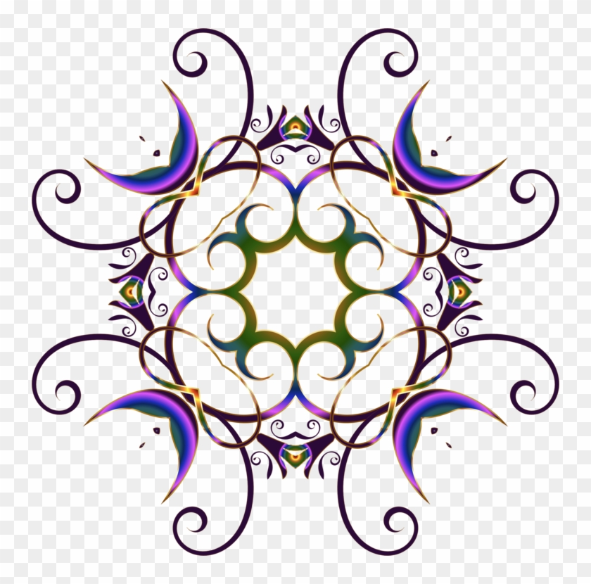 Line Art Floral Design Computer Icons Icon Design - Clipart Background Designs Png #1722472