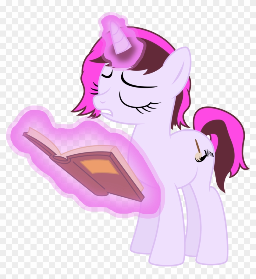 Audiobeatzz, Book, Female, High Res, Magic, Mare, Oc, - Cartoon #1722495