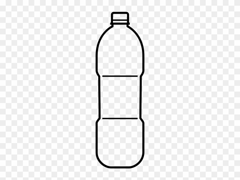 Png Collection Of Bottle Clipart And White - Water Bottle Black And White #1722577