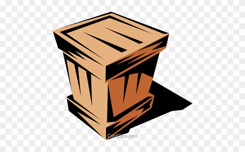 Shipping Case Royalty Free Vector Clip Art Illustration - Shipping Case Royalty Free Vector Clip Art Illustration #1723102