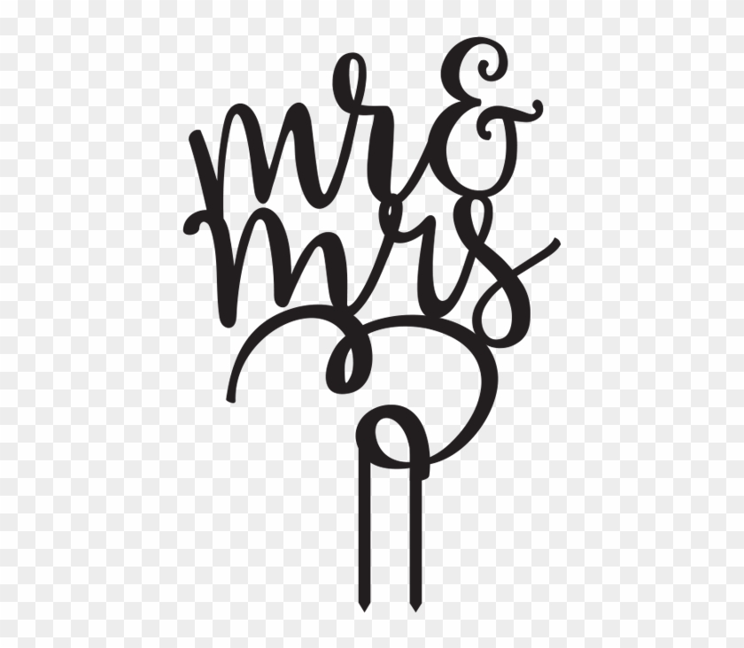 Mr&mrs Cake Toppers Brickbubble - Mr&mrs Cake Toppers Brickbubble #1723285