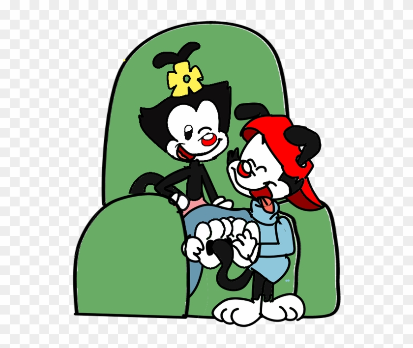 A Couch Tickle Art Involving Dot - Cartoon #1723838