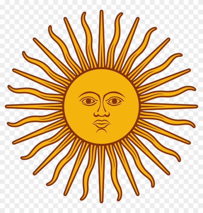 Face Png Image Mix Transparent Background - Argentina Flag Sun #1724416
