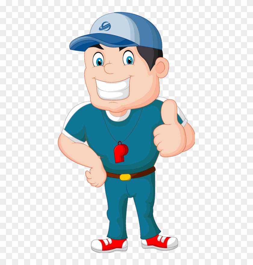 Become A Trainer Digi Safari Be Ⓒ - Sport Coach Cartoon #1724976