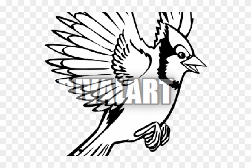 Jay Clipart Flying Blue - Jay Clipart Flying Blue #1725300
