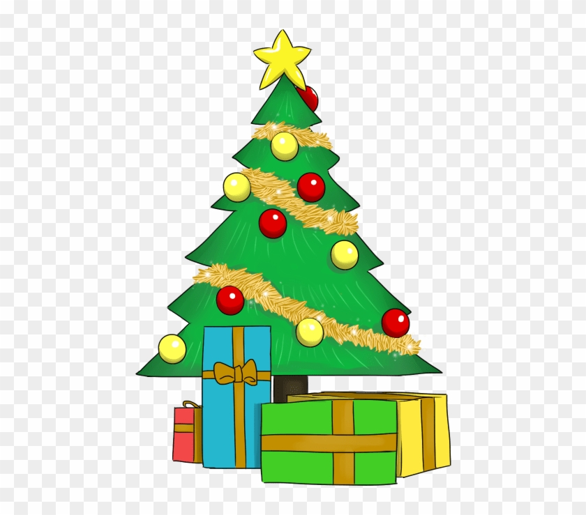 Free To Use Public Domain Christmas Clip Art Page - Christmas Tree Gifts Clipart #1725567