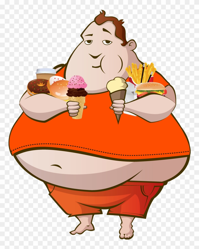 Bulko With Bulk Of Food A Fat Character Amir - Fatty Cartoon #1725659