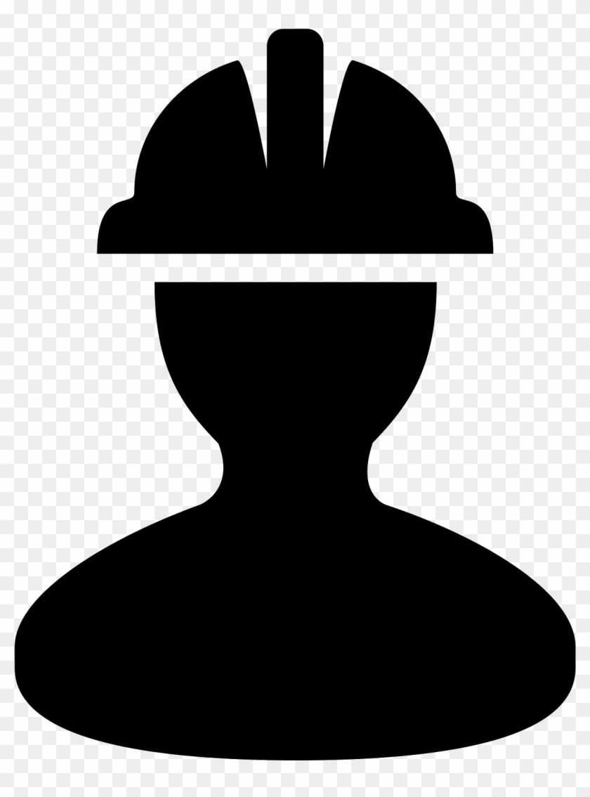 Free Download, Png And Vector - Worker Icon Black #1725739