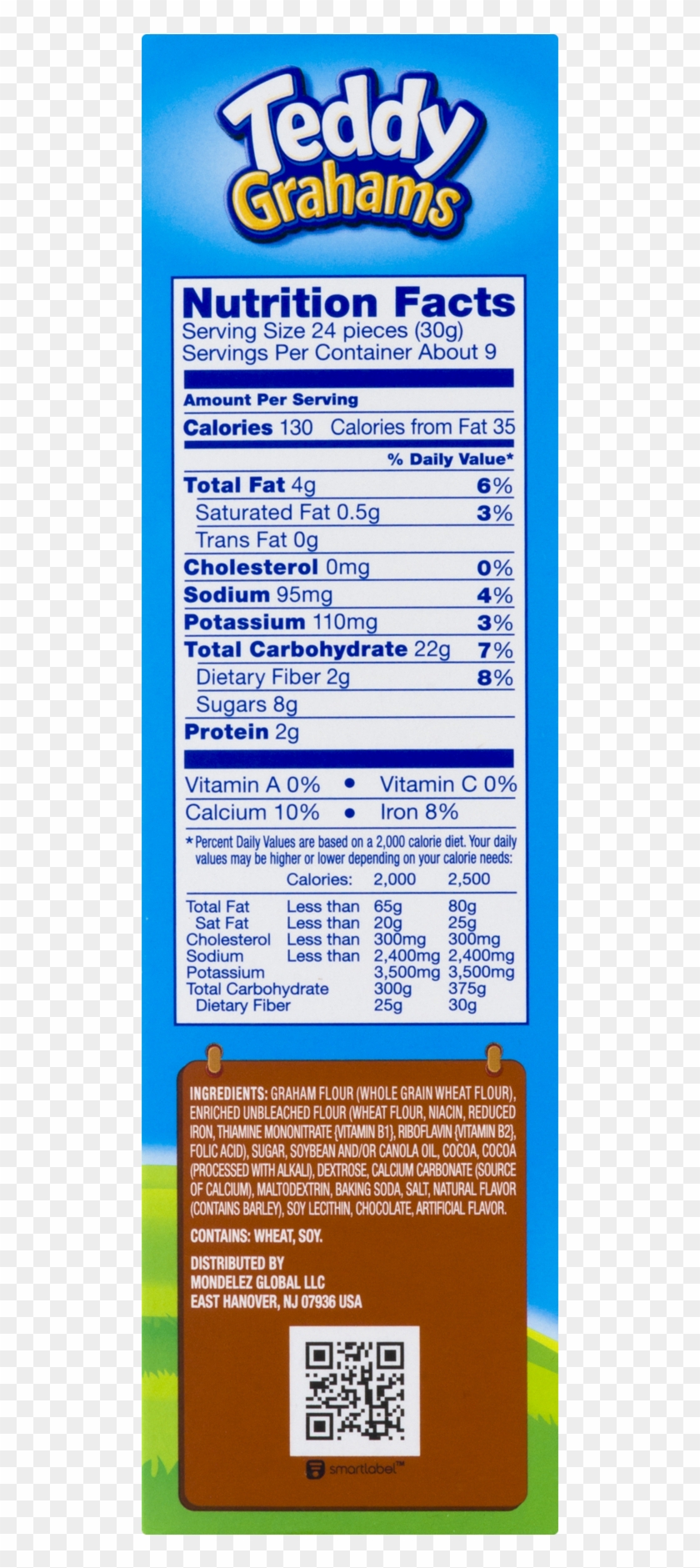 Chocolate Teddy Graham Nutrition #1726038