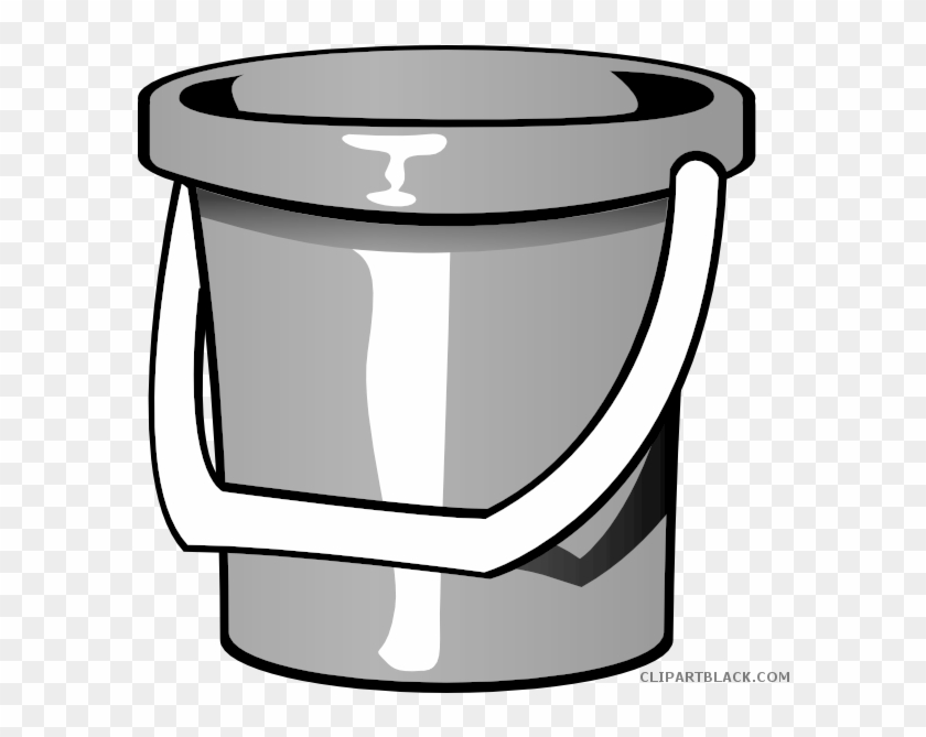 Bucket Clipart Silver Bucket - Pail Clipart Png #1726274