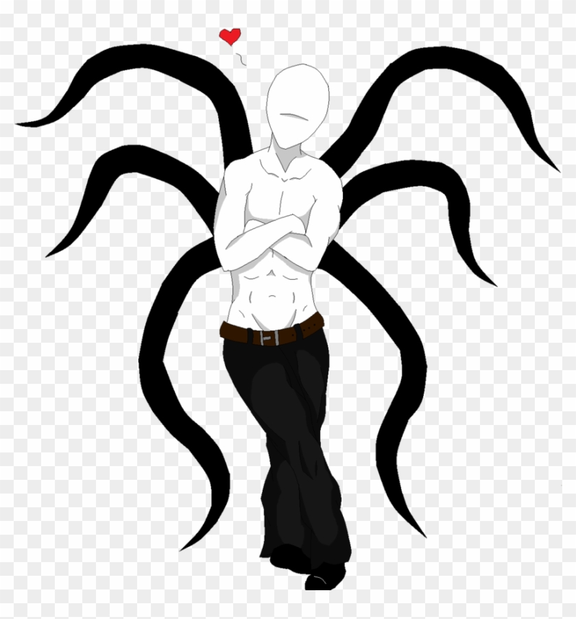 Slenderman Clipart Dragoart - Chibi Slenderman #1726440