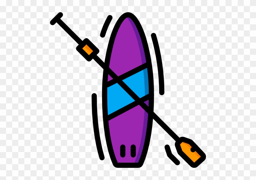 Paddle Board Free Icon - Paddle Board Free Icon #1726734
