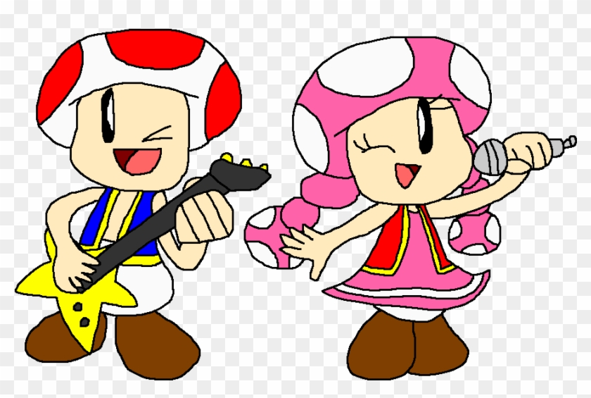 Rocken With And Toadette By Pokegirlrules On Ⓒ - Cartoon #1727203